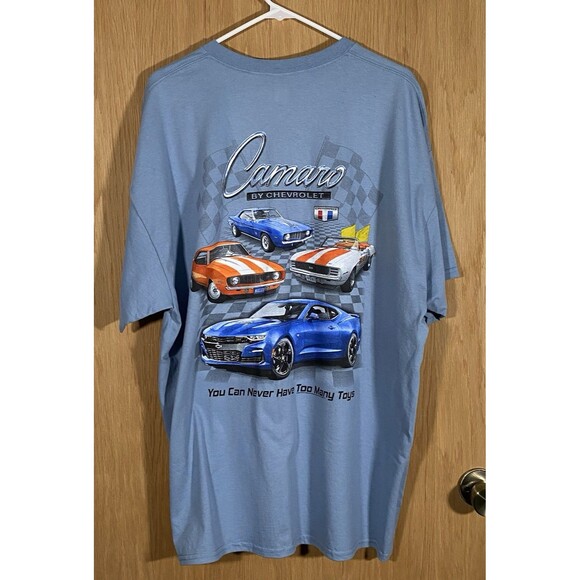 Men's Sz 2XL Chevrlote Chevy Camaro T-Shirt Back Graphic T Brand New - Picture 2 of 6